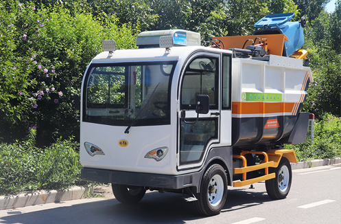 Rear mounted electric garbage truck made in China