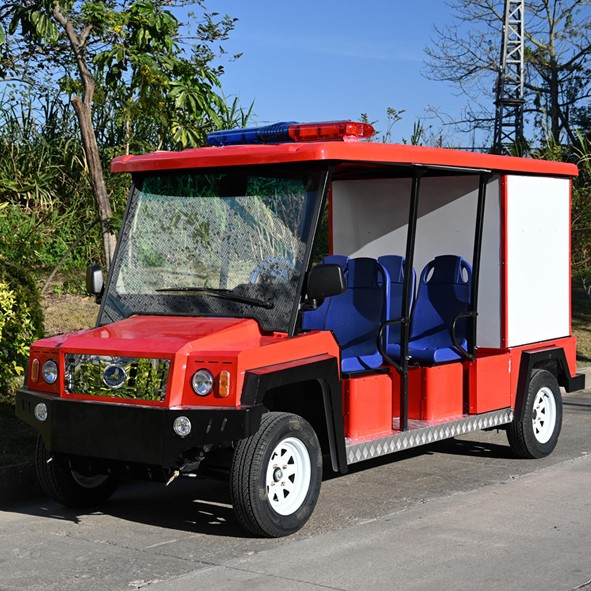 Electric fire patrol vehicle